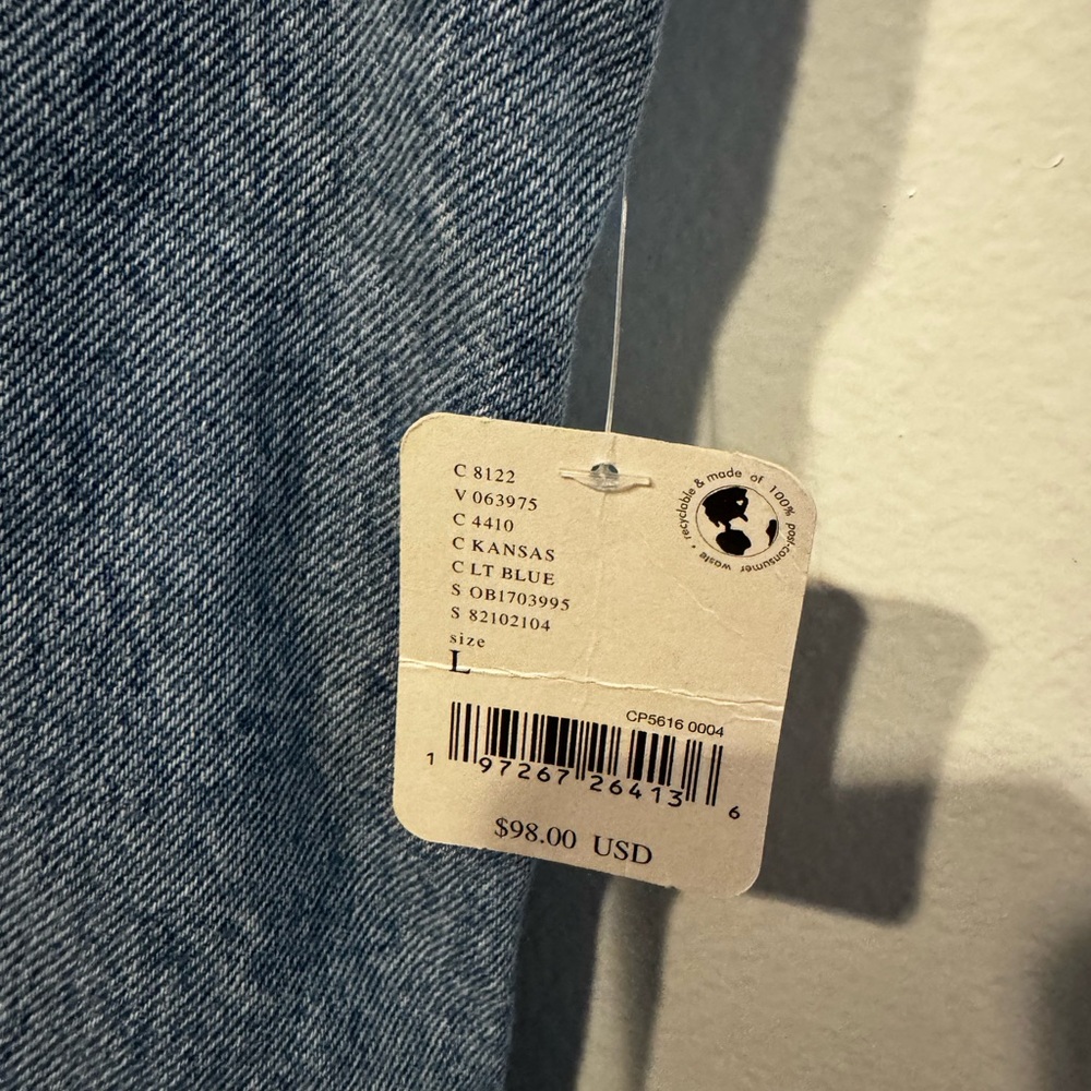 Free People High Roller Jumpsuit -Denim - Picture 3 of 4